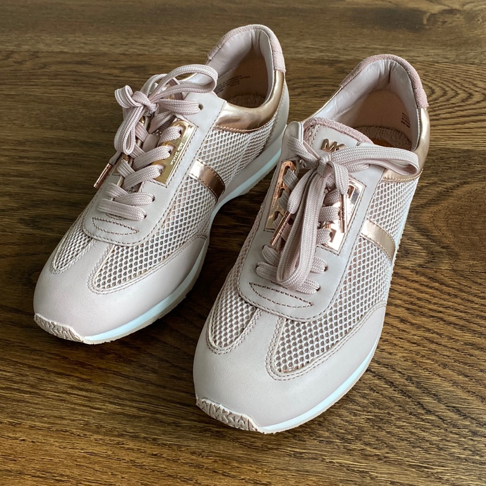 Michael Kors Rose Gold Sneakers